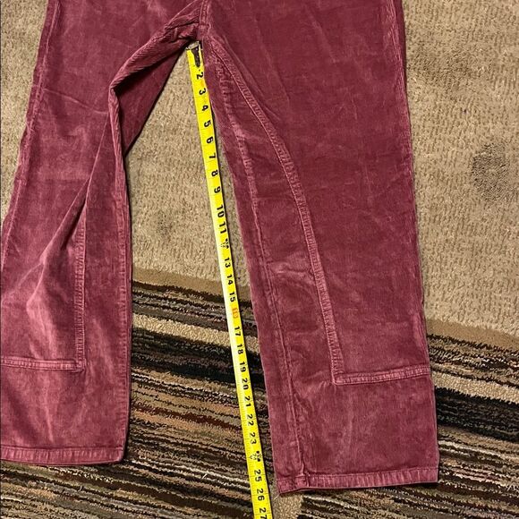 Free People Risk Taker High-rise Straight Corduroy Trousers - Picture 12 of 12